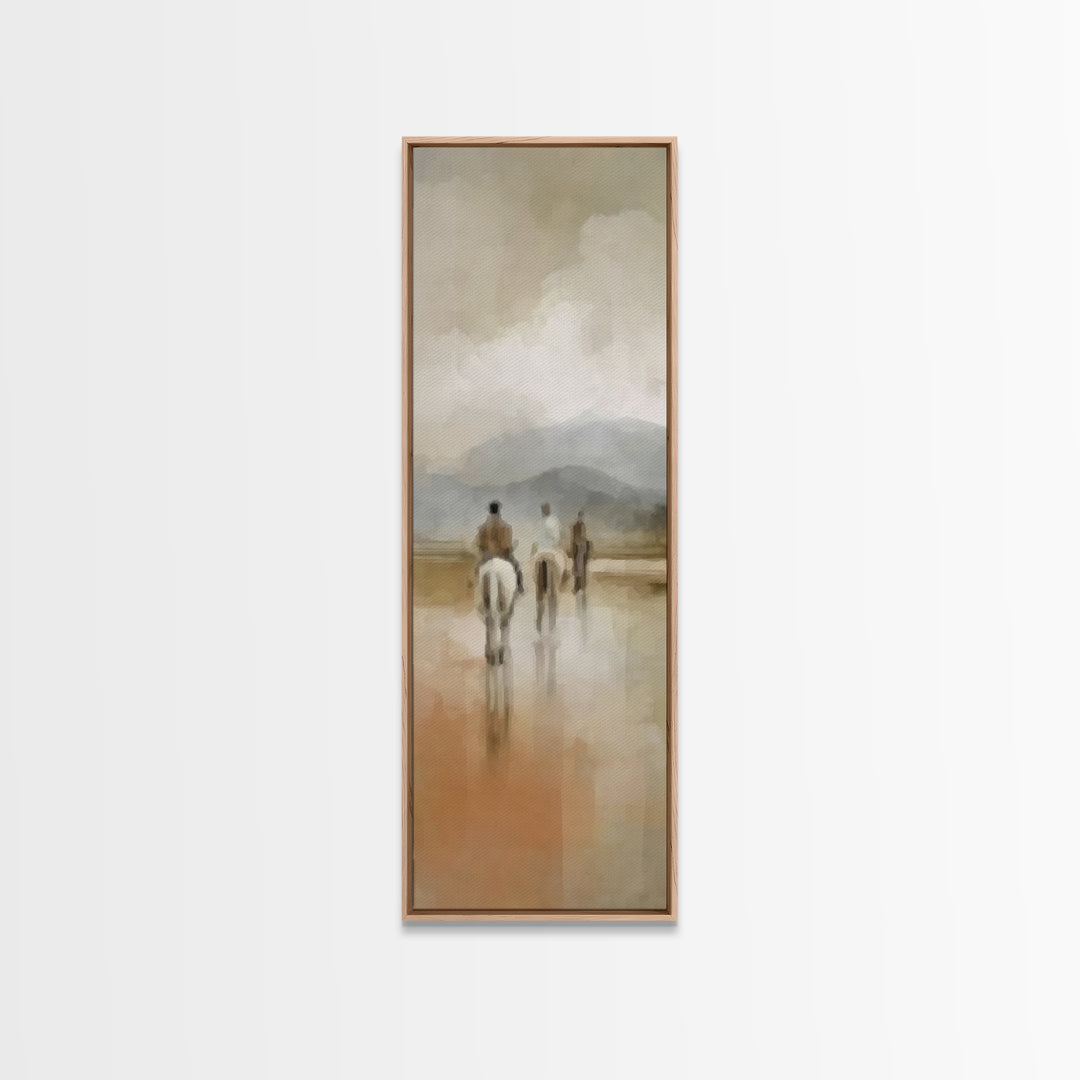The Dawn of Wonder – Framed Canvas Print – Narrow Art – Christian Wall Art – Christian Art Canvas – Christian Christmas Art – Christmas Art