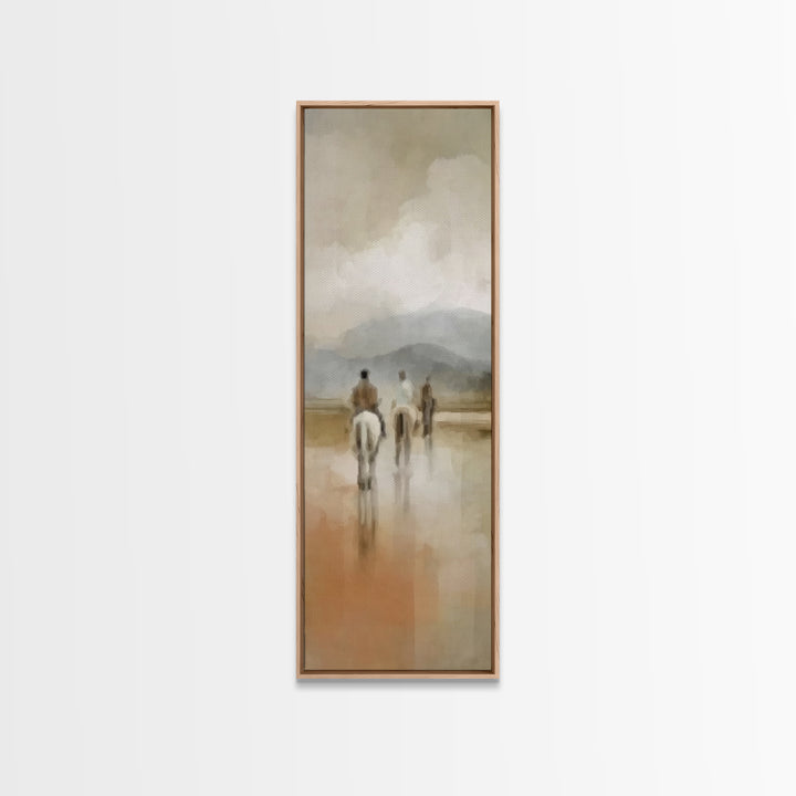 The Dawn of Wonder – Framed Canvas Print – Narrow Art – Christian Wall Art – Christian Art Canvas – Christian Christmas Art – Christmas Art