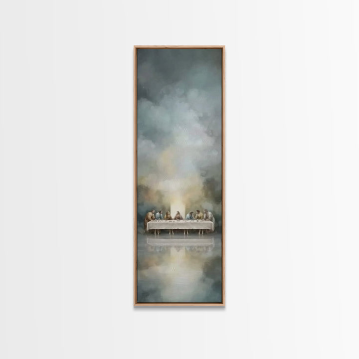 Spirit On High – Framed Canvas Print – Christian Wall Art – Narrow Art – Minimalist Christian Art – Christian Art Canvas – Modern Christian