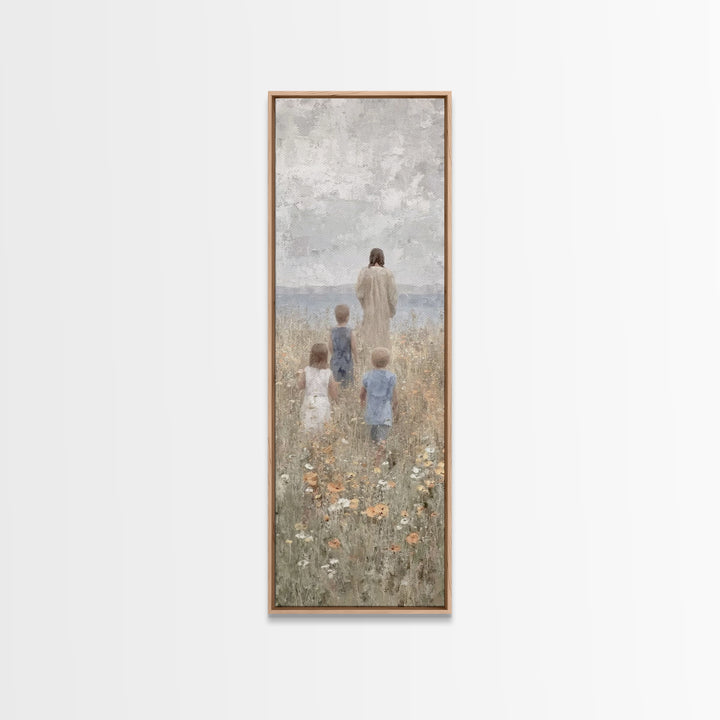 Twilight Of Hope – Framed Canvas Print – Skinny Art – Christian Wall Art – Christian Art Canvas – Jesus Painting – Vintage Christian Art –