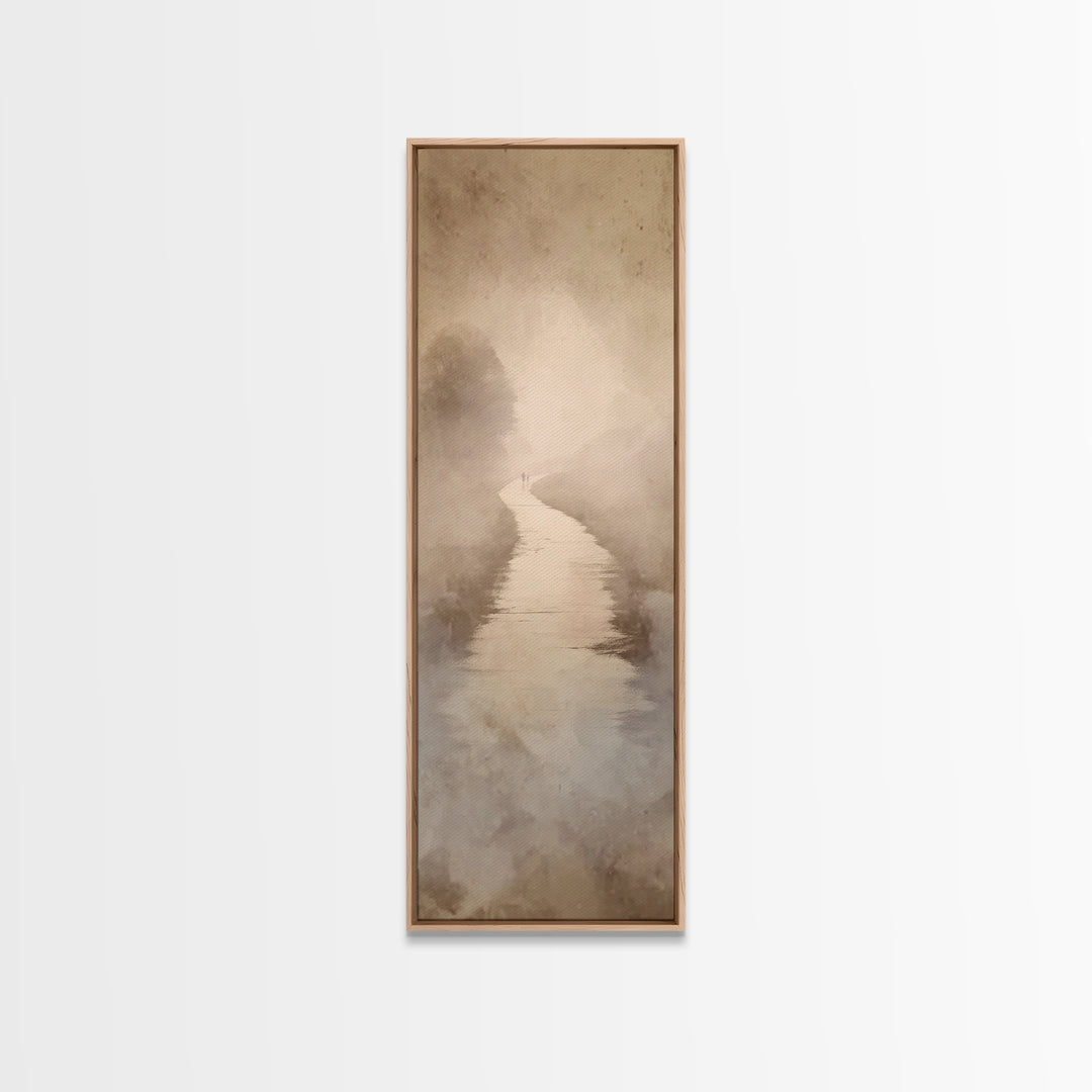 Forest Of Hope – Framed Canvas Print – Skinny Art – Christian Wall Art – Christian Art Canvas – Modern Christian Art – Christmas Art