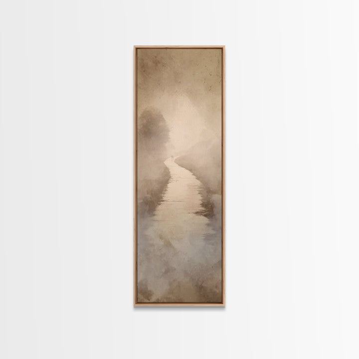 Forest Of Hope – Framed Canvas Print – Skinny Art – Christian Wall Art – Christian Art Canvas – Modern Christian Art – Christmas Art