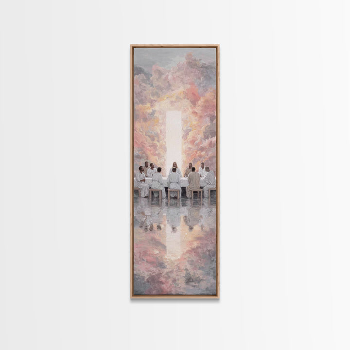 Dawn Of Shepherds – Framed Canvas Print – Skinny Art – Christian Art Canvas – Christian Wall Art – Jesus Painting – Christian Christmas