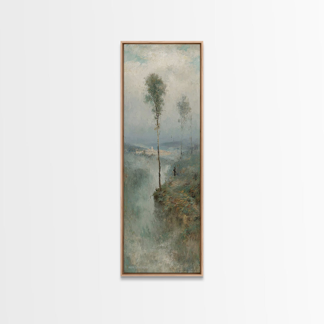 Horizon Of Grace – Framed Canvas Print – Narrow Art – Christian Wall Art – Vintage Christian Art – Christian Art Canvas – Christian Paintin