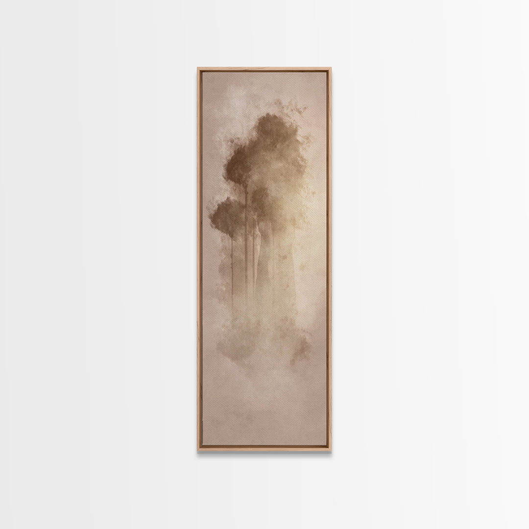 Cloudborne Mercy – Framed Canvas Print – Tall Skinny Art Print – Christian Art – Subtle Christian Art – Christian Art Canvas – Christian Wa