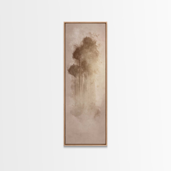 Cloudborne Mercy – Framed Canvas Print – Tall Skinny Art Print – Christian Art – Subtle Christian Art – Christian Art Canvas – Christian Wa