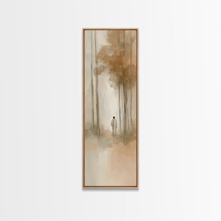 Forest Of Blessing – Framed Canvas Print – Skinny Art – Christian Art Canvas – Jesus Painting – Christian Wall Art – Subtle Christian Art