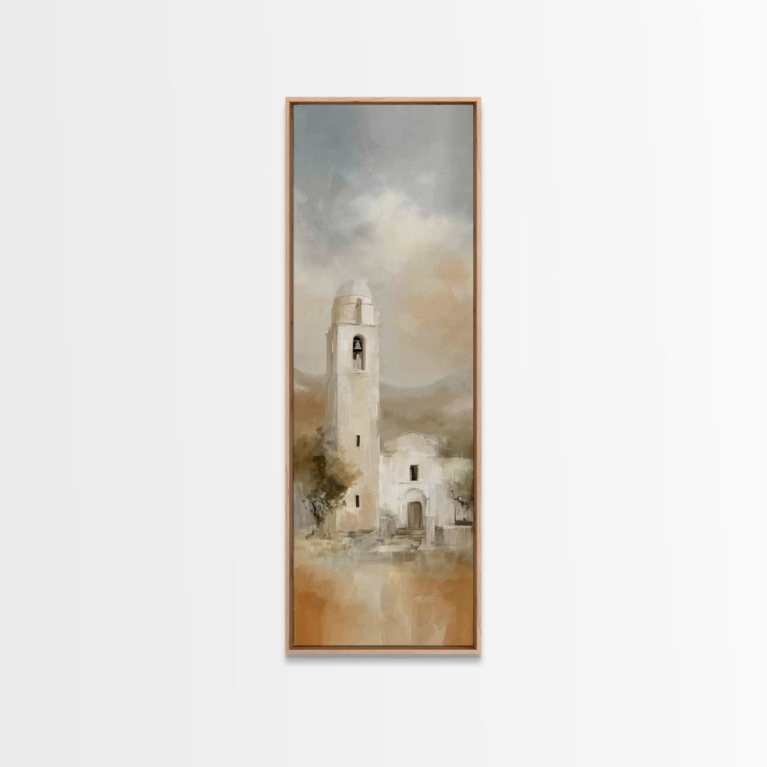 Evening Bells – Framed Canvas Print – Skinny Art – Christian Christmas Art – Christian Wall Art – Christian Art Canvas – Christmas Wall Art