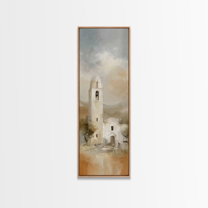 Evening Bells – Framed Canvas Print – Skinny Art – Christian Christmas Art – Christian Wall Art – Christian Art Canvas – Christmas Wall Art