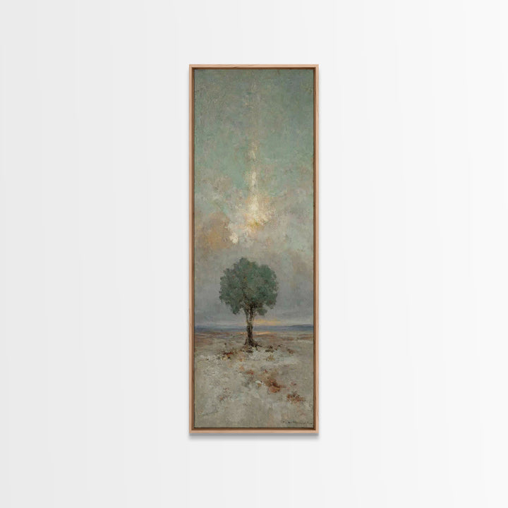 Tree Of Mercy – Framed Canvas Print – Christian Wall Art – Skinny Art – Christian Art Canvas – Christian Decoration – Christmas Art