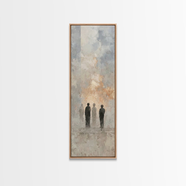 Clouds Of Witness, Framed Canvas Print, Tall Skinny Art Print, Christian Art Canvas, Christian Art Work, Christian Wall Art, Abstract Chris