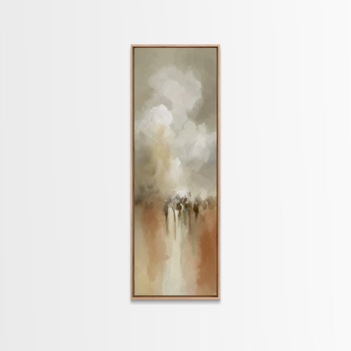Gathered In Light – Framed Canvas Print – Christian Wall Art – Christian Art Canvas – Tall Narrow Wall Art – Christian Christmas Art – Chri