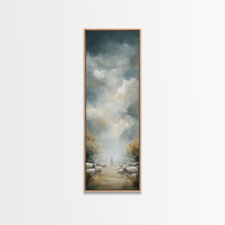 Morning Of Mercy - Framed Canvas Print - Christian Art Canvas - Christian Wall Art - Christian Decor - Tall Skinny Art Print - Christian Ar