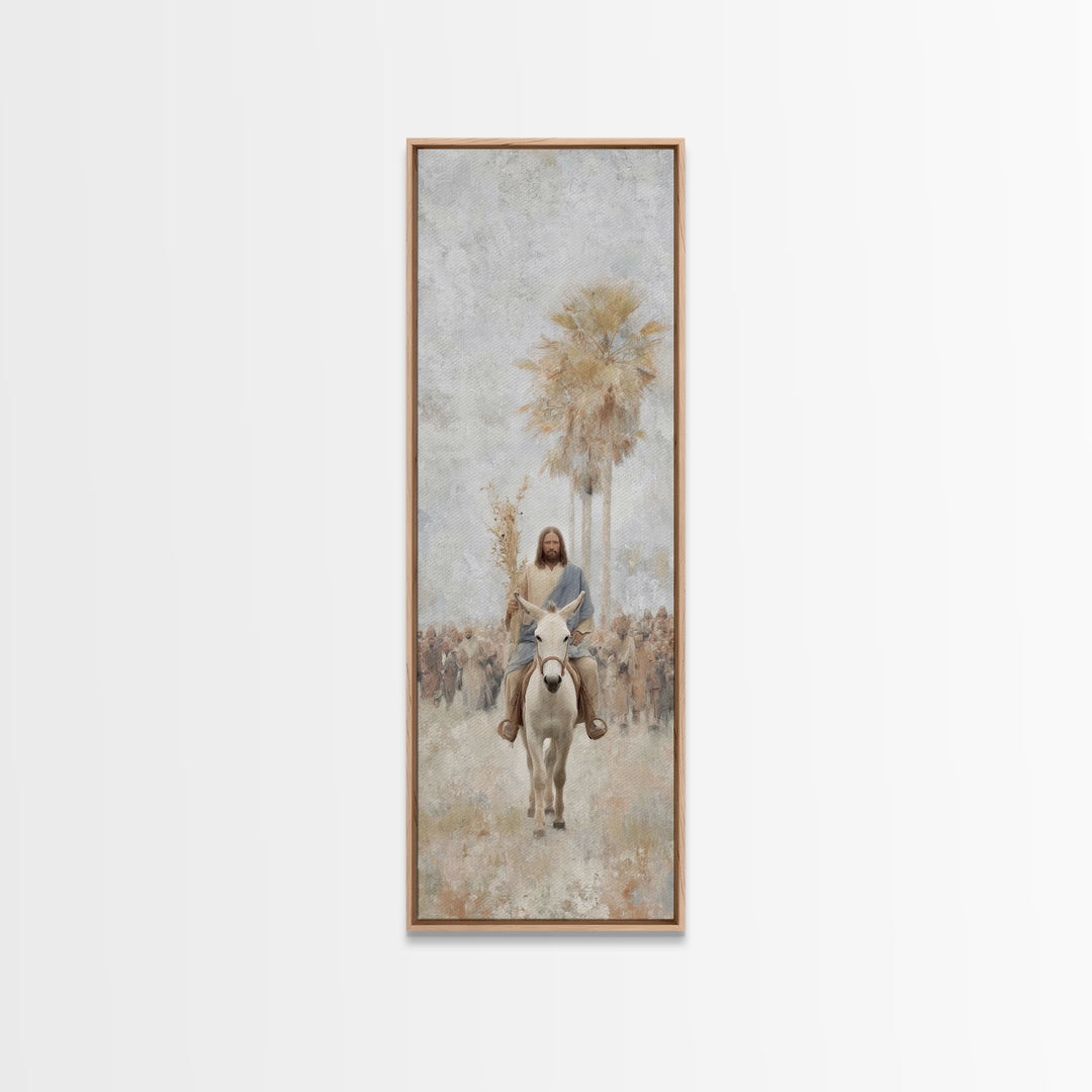 Procession Of Hope – Framed Canvas Print – Christian Art – Christian Wall Art – Skinny Art – Jesus Painting – Christian Art Canvas