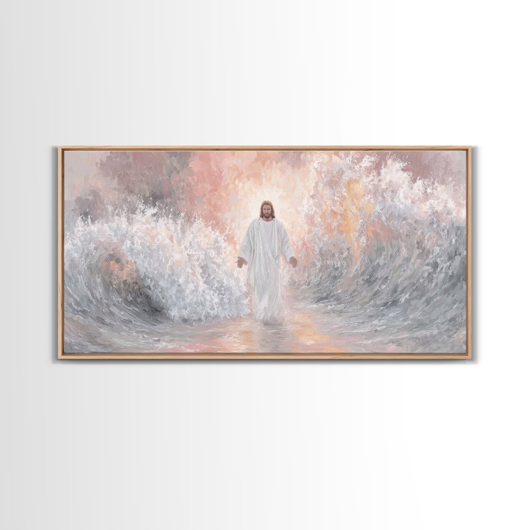 Dawn of Glory | Framed Canvas Print | Christian Wall Art | Jesus Painting | Christian Art Canvas | Large Christian Painting | Christian Art