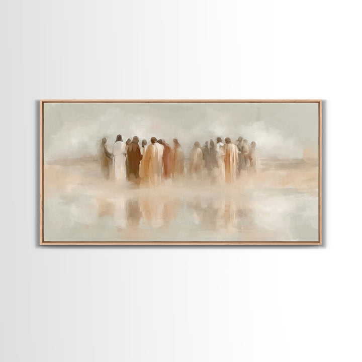 Circle Of Grace – Framed Canvas Print – Christian Art – Christian Wall Art – Jesus Art – Christian Canvas – Christian Gifts