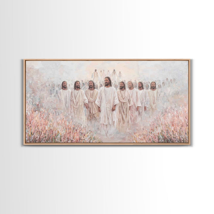 Eternal Walk – Framed Canvas Print – Christian Art – Christian Canvas – Jesus Painting – Christian Art Print – Christian Wall Art
