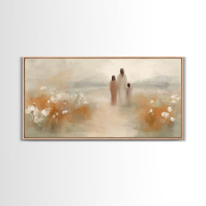 Gentle Path of Grace – Framed Canvas Print – Christian Wall Art – Christian Art Canvas – Jesus Painting – Christian Art – Christian Gift Id