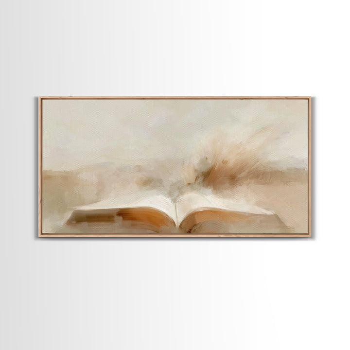 Scripture Light | Framed Canvas Print | Christian Wall Art | Christian Art Canvas | Jesus Painting | Christian Art Gift | Modern Christian