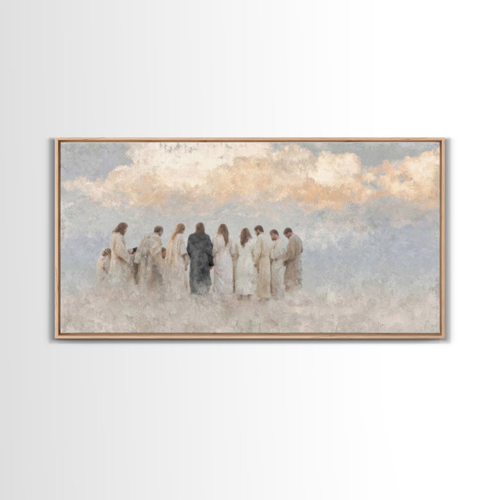 Path Of Revelation – Framed Canvas Print – Christian Art Painting – Christian Decor – Jesus Wall Art – Large Christian Art – Christian Art