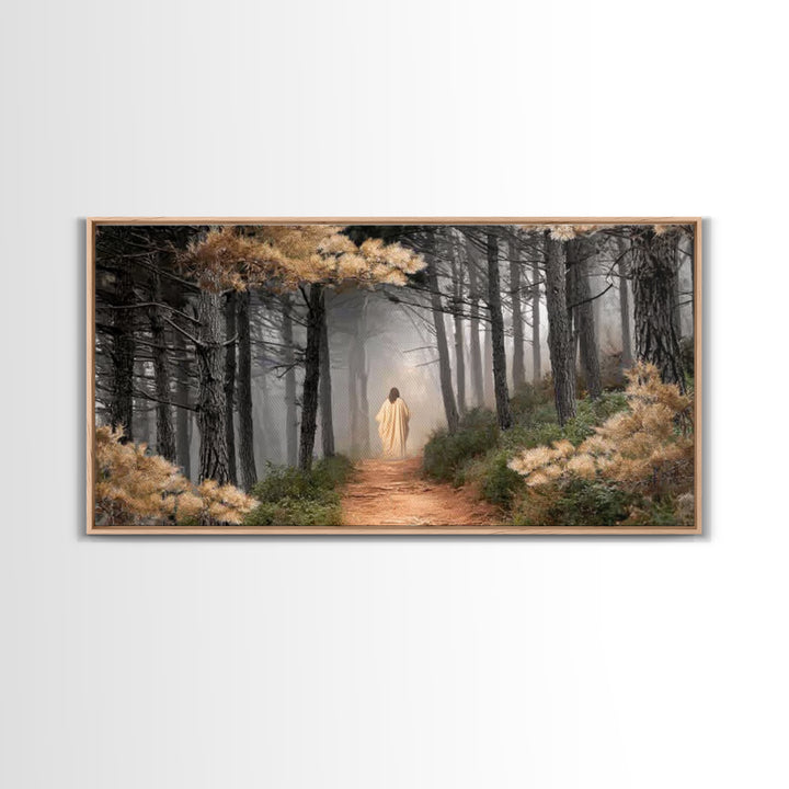 Guiding Peace – Framed Canvas Print – Christian Art Canvas – Large Christian Art – Jesus Painting – Christmas Art – Christian Wall Art