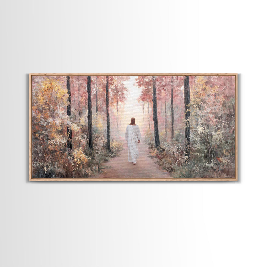 Light Of Peace – Framed Canvas Print – Christian Wall Art – Christian Art Canvas – Jesus Painting – Christian Art – Christmas Art