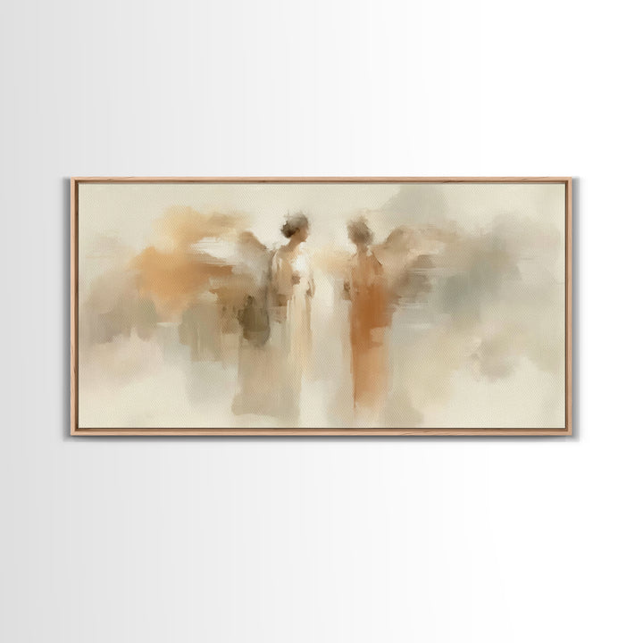 Whispered Glory – Framed Canvas Print – Christian Christmas Art – Christian Art Canvas – Subtle Christian Art – Christian Wall Art