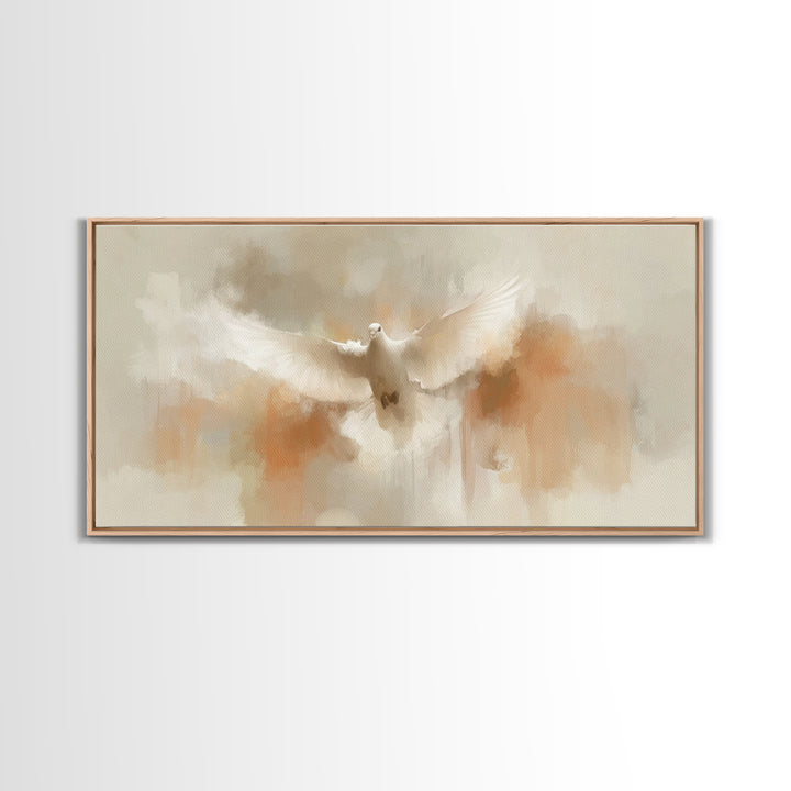 Eternal Refuge – Framed Canvas Print – Christian Wall Art – Christian Art Canvas – Christian Painting – Christmas Art – Christian Decor