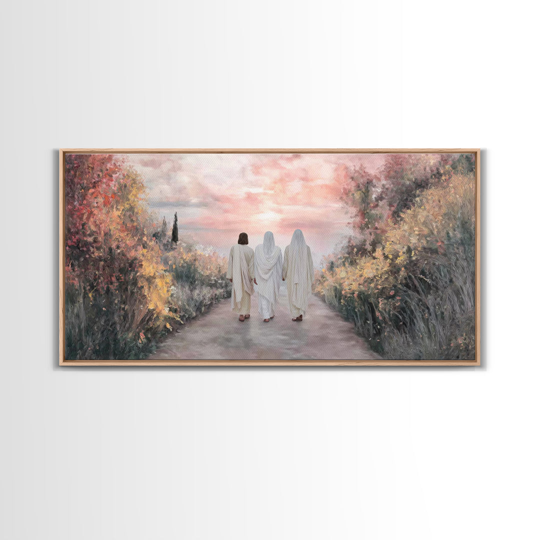 Garden Of Dawn – Framed Canvas Print – Christian Art Canvas – Jesus Wall Art – Christian Art Print – Christian Decor – Christian Gift Ideas