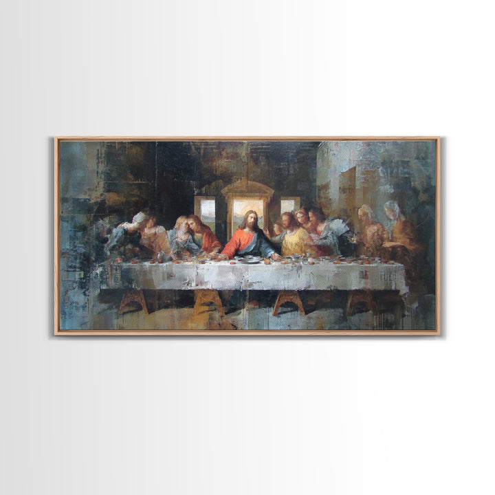 Dawn Fellowship – Framed Canvas Print – Christian Wall Art – Christmas Art – Christian Art Print – Christian Art Canvas – Christian Christm