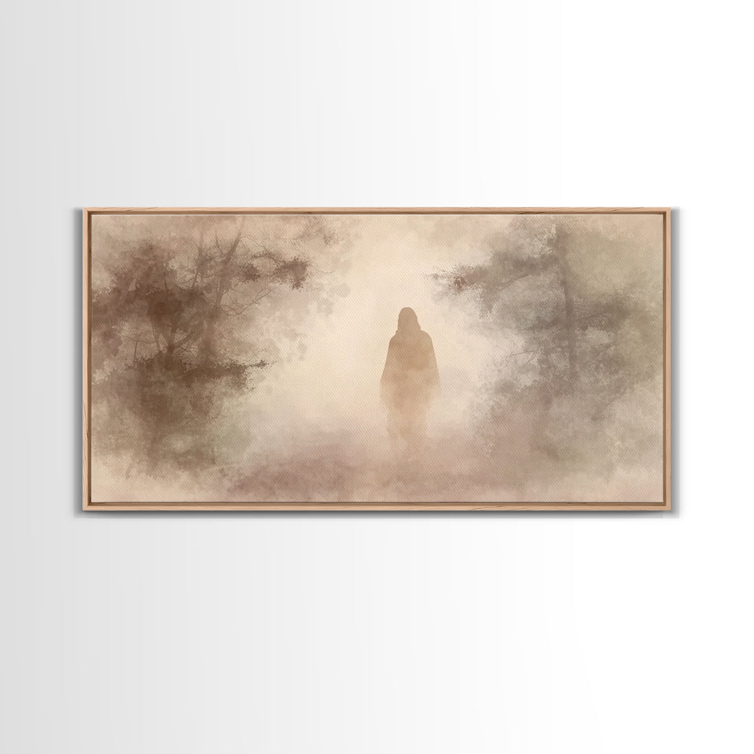 Path Of Salvation – Framed Canvas Print – Christian Wall Art – Christian Christmas Art – Jesus Canvas Art – Christian Decor – Jesus Art
