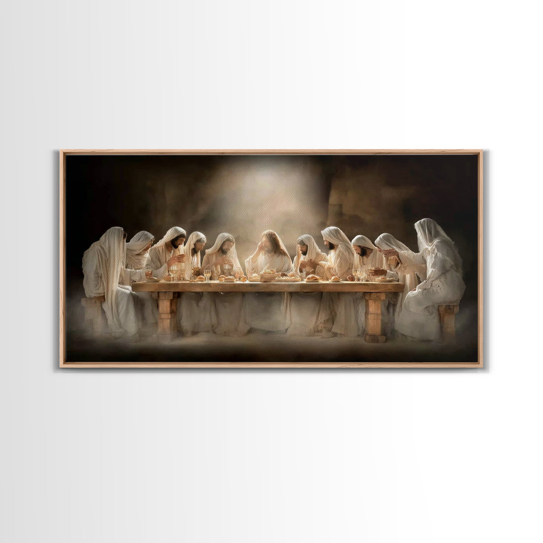 Table Of Covenant – Framed Canvas Print – Christian Art – Christian Art Canvas – Jesus Painting – Christian Wall Art – Christian art work