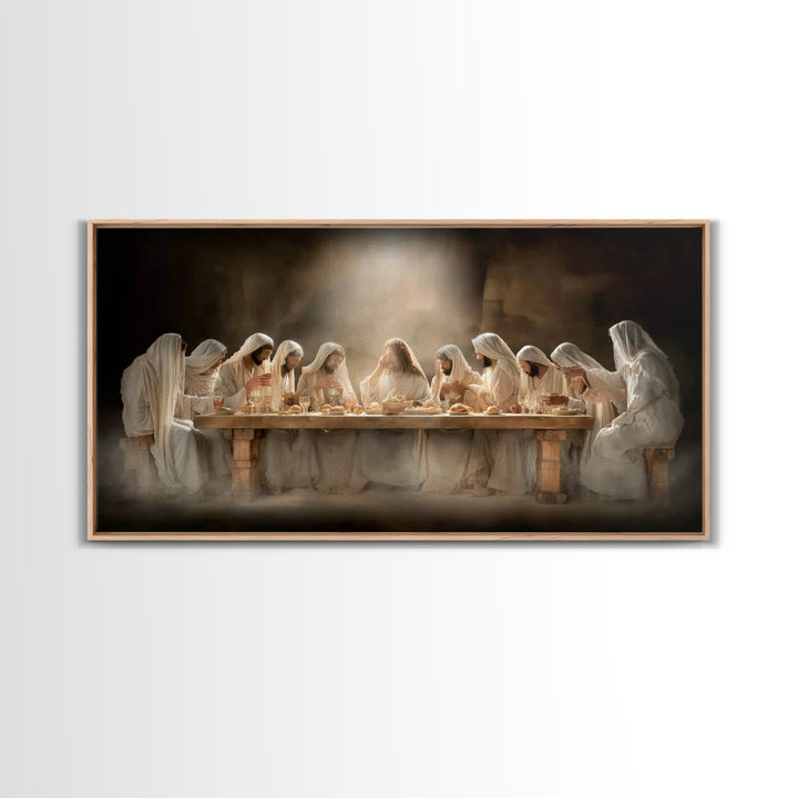 Table Of Covenant – Framed Canvas Print – Christian Art – Christian Art Canvas – Jesus Painting – Christian Wall Art – Christian art work
