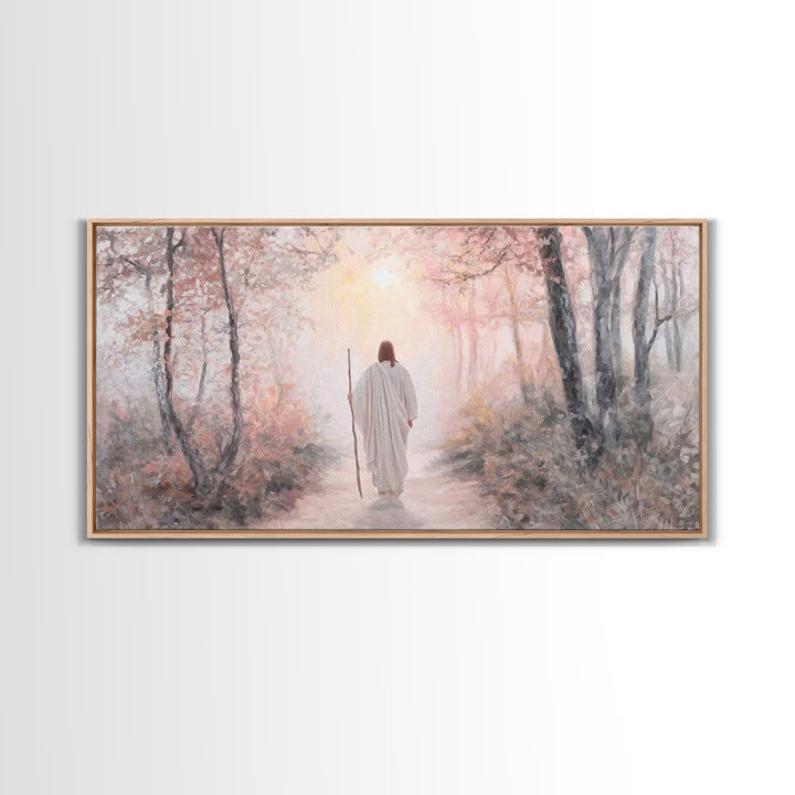 Path Of Mercy – Framed Canvas Print – Christian Wall Art – Christian Art Canvas – Jesus Painting