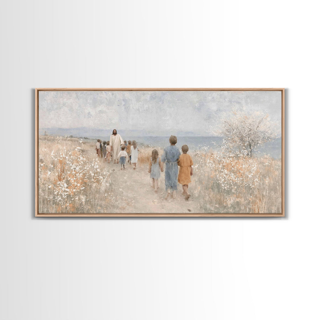 Springtime Hope – Framed Canvas Print – Christian Wall Art – Christian Art Canvas – Jesus Painting – Christian Decor – Christian Gift – Chr