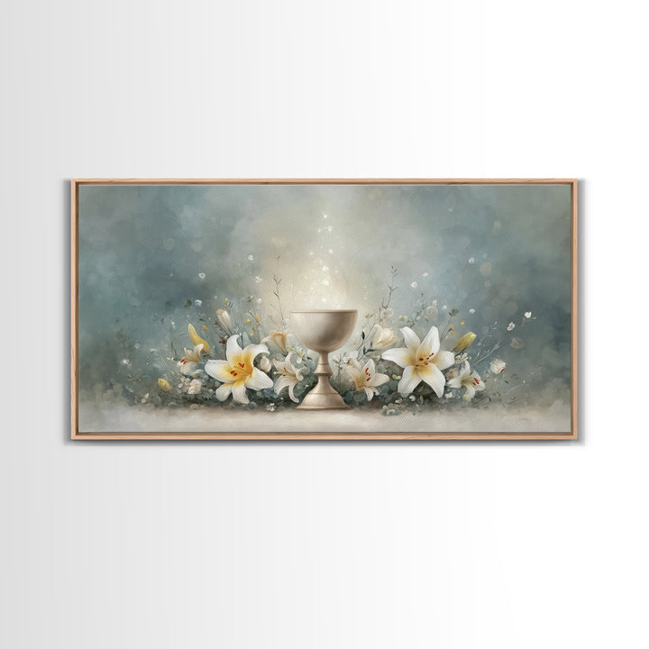 Garden Of Light - Framed Canvas Print - Christian Wall Art - Christian Art Canvas - Large Christian Art - Christian Decor - Christian Gift