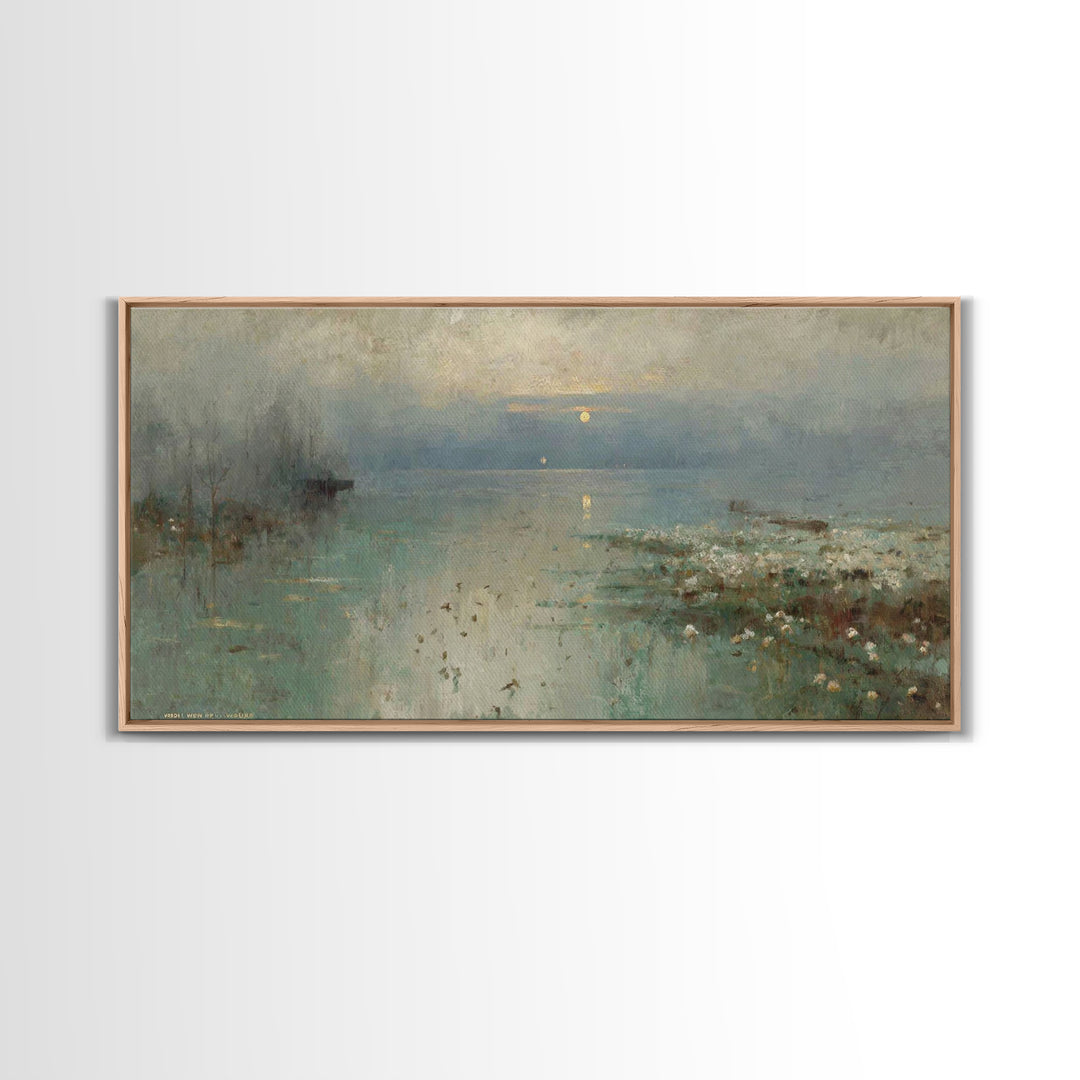 Sacred Horizon – Framed Canvas Print – Christian Wall Art – Christian Art Canvas – Subtle Christian Art – Christian Paintings – Christian G