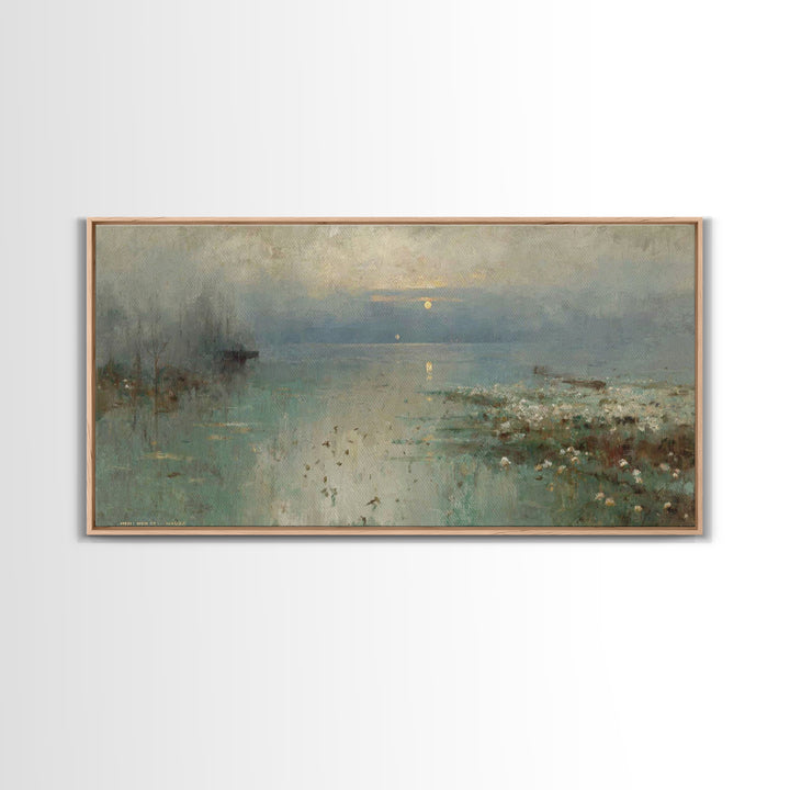 Sacred Horizon – Framed Canvas Print – Christian Wall Art – Christian Art Canvas – Subtle Christian Art – Christian Paintings – Christian G