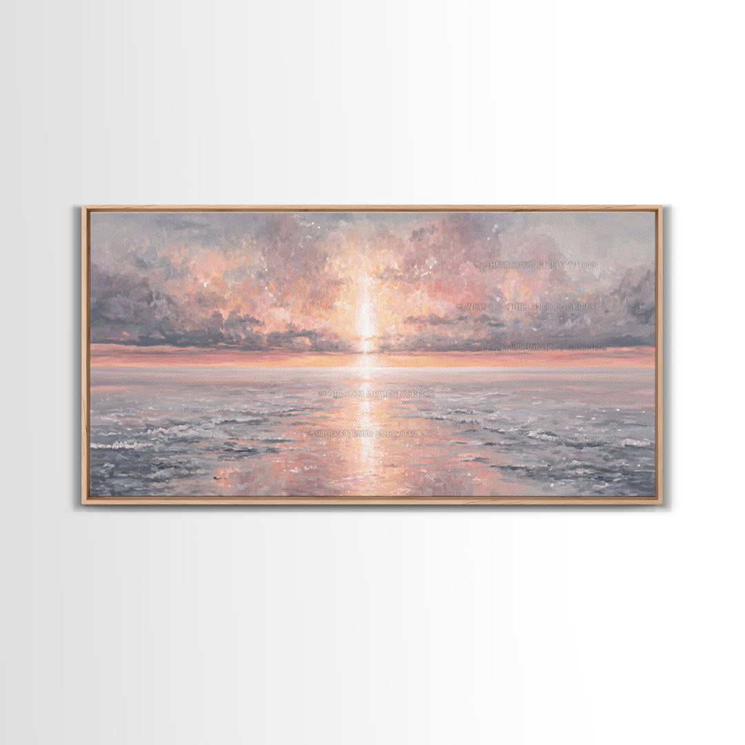 Eternal Light, Framed Canvas Print, Christian Wall Art, Christian Art Canvas, Christian Christmas Art, Christian Art Work, Christian Gift,