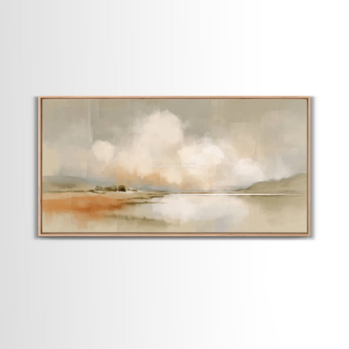 Peaceful Meadow | Framed Canvas Print | Christian Wall Art | Christian Art Canvas | Christian Art Print | Subtle Christian Paintings | Chri