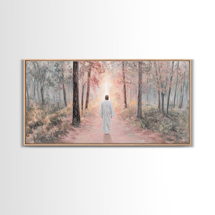 Light Of Dawn | Framed Canvas Print | Christian Art | Christian Art Canvas | Christian Painting | Christmas Art Prints