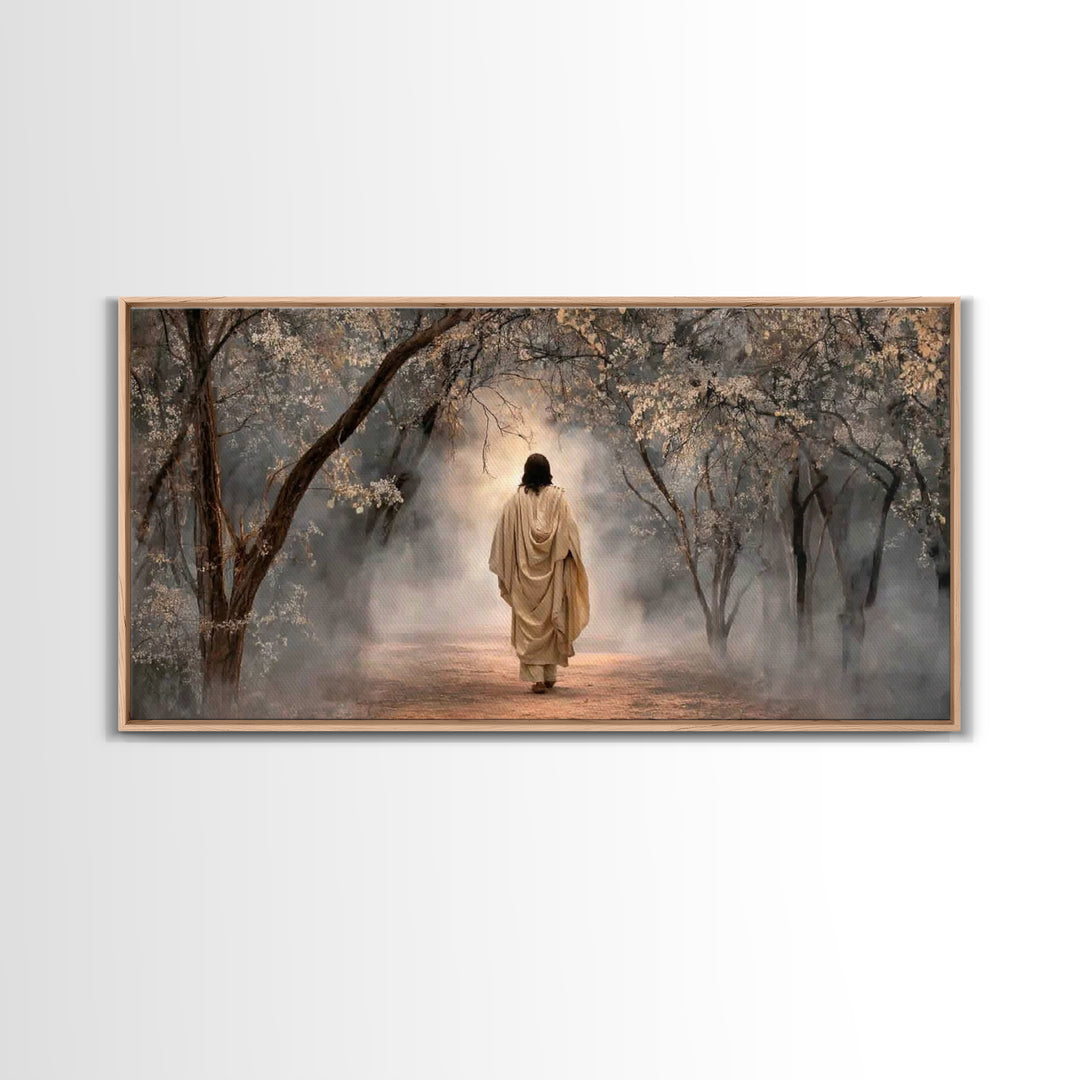 Blessed Journey | Framed Canvas Print | Christian Art Canvas | Christian Decor | Jesus Painting | Christian Gift Ideas