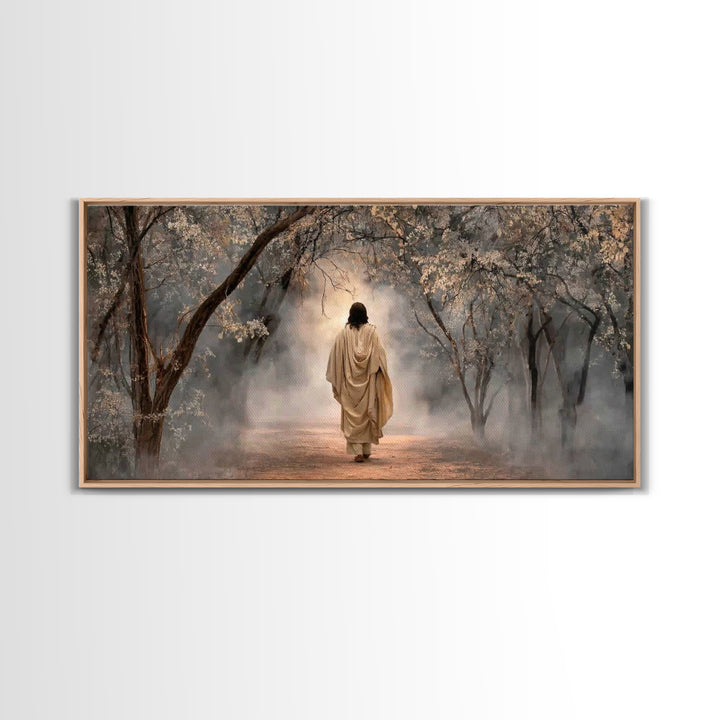 Blessed Journey | Framed Canvas Print | Christian Art Canvas | Christian Decor | Jesus Painting | Christian Gift Ideas