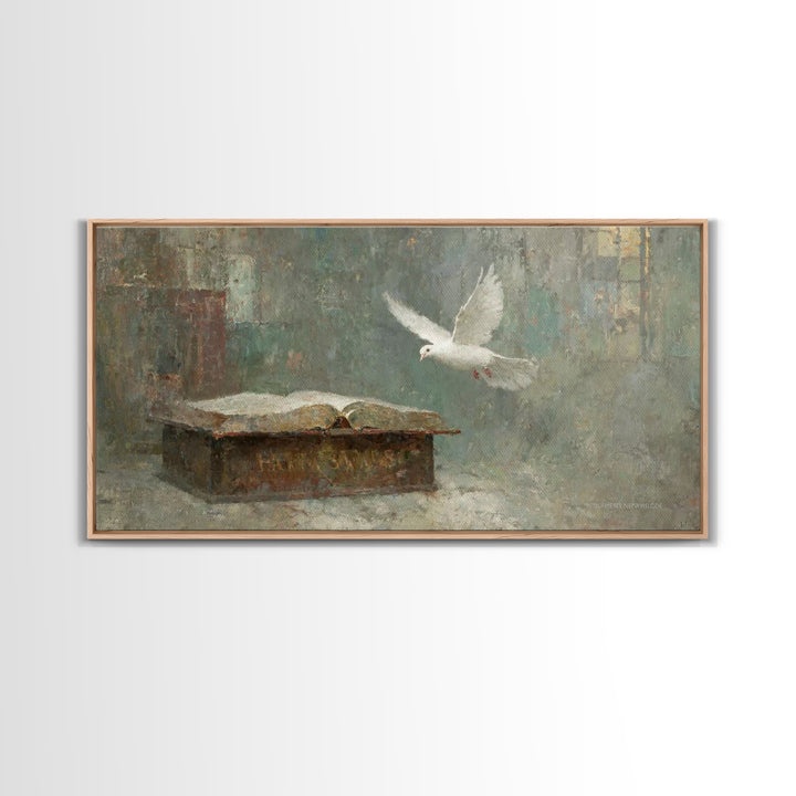 Morning Mercy – Framed Canvas Print – Christian Wall Art – Christian Art Canvas – Christmas Art – Christian Christmas Decor – Moody Christm