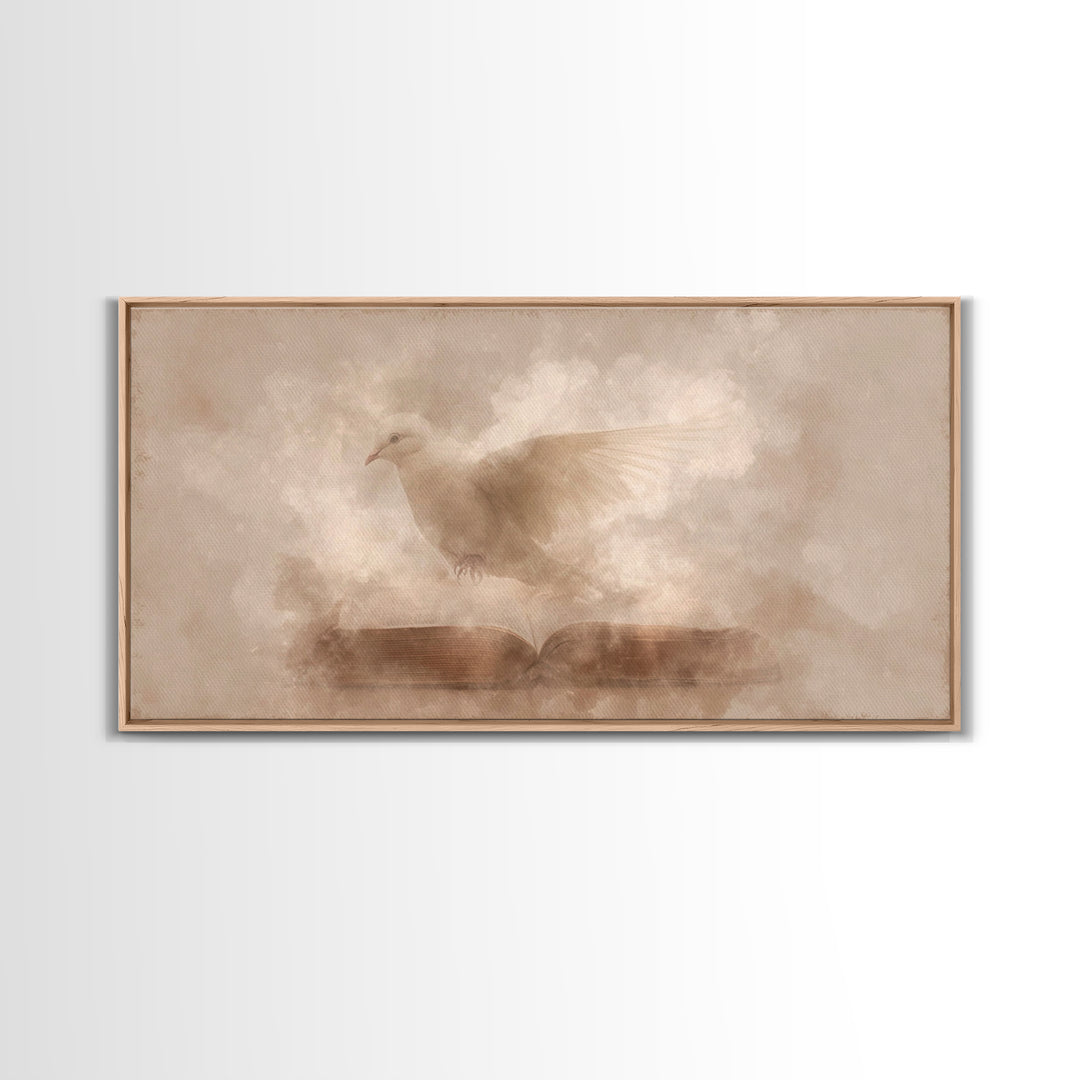Winter Grace | Framed Canvas Print | Christian Wall Art | Christian Art Canvas | Christian Decoration | Subtle Christian Art | Christian Gi