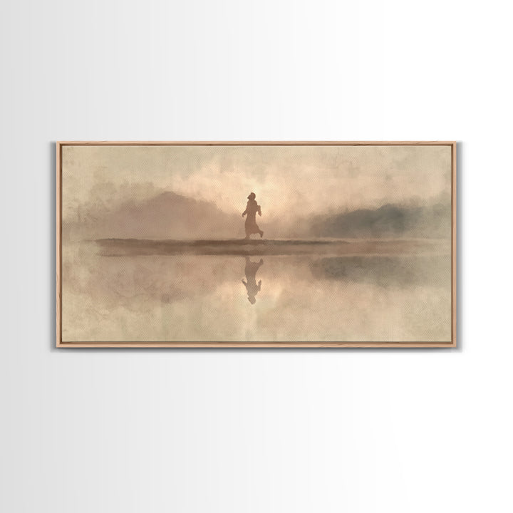 Radiant Dawn – Framed Canvas Print – Christian Art – Jesus Painting Canvas – Christmas Wall Art – Large Christian Painting – Christian Art