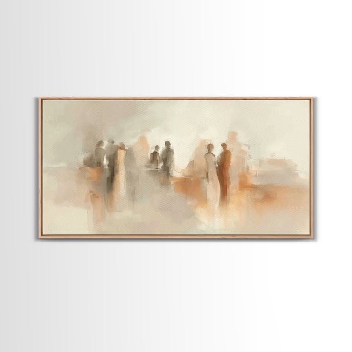 Gathered In Grace – Framed Canvas Print – Christian Wall Art – Christian Art Canvas – Modern Christian Art – Christian Painting