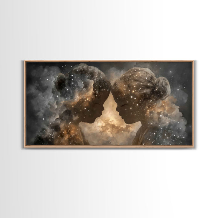 Starlit Innocence | Framed Canvas Print | Christian Art Print | Christian Wall Art | Unique Christian Art | Christian Gift Ideas