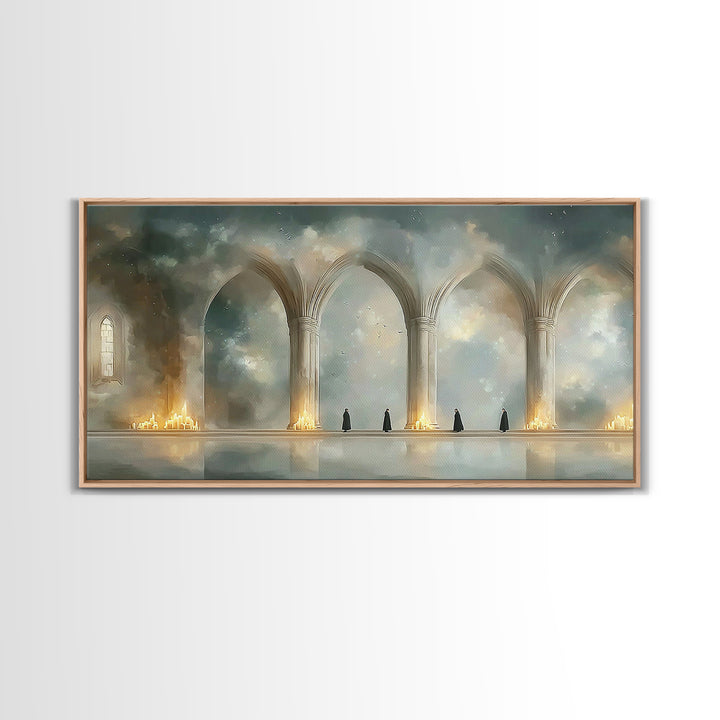 Cathedral Calm, Framed Canvas Print, Christian Wall Art, Christian Art Work, Modern Christian Art, Christian Art Canvas, Christian Decor, S