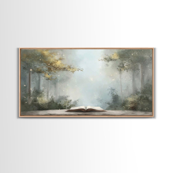 Sacred Passage - Framed Canvas Print - Christian Art Canvas - Christian Wall Art - Christian Painting - Christian Decor - Christian Art Gif